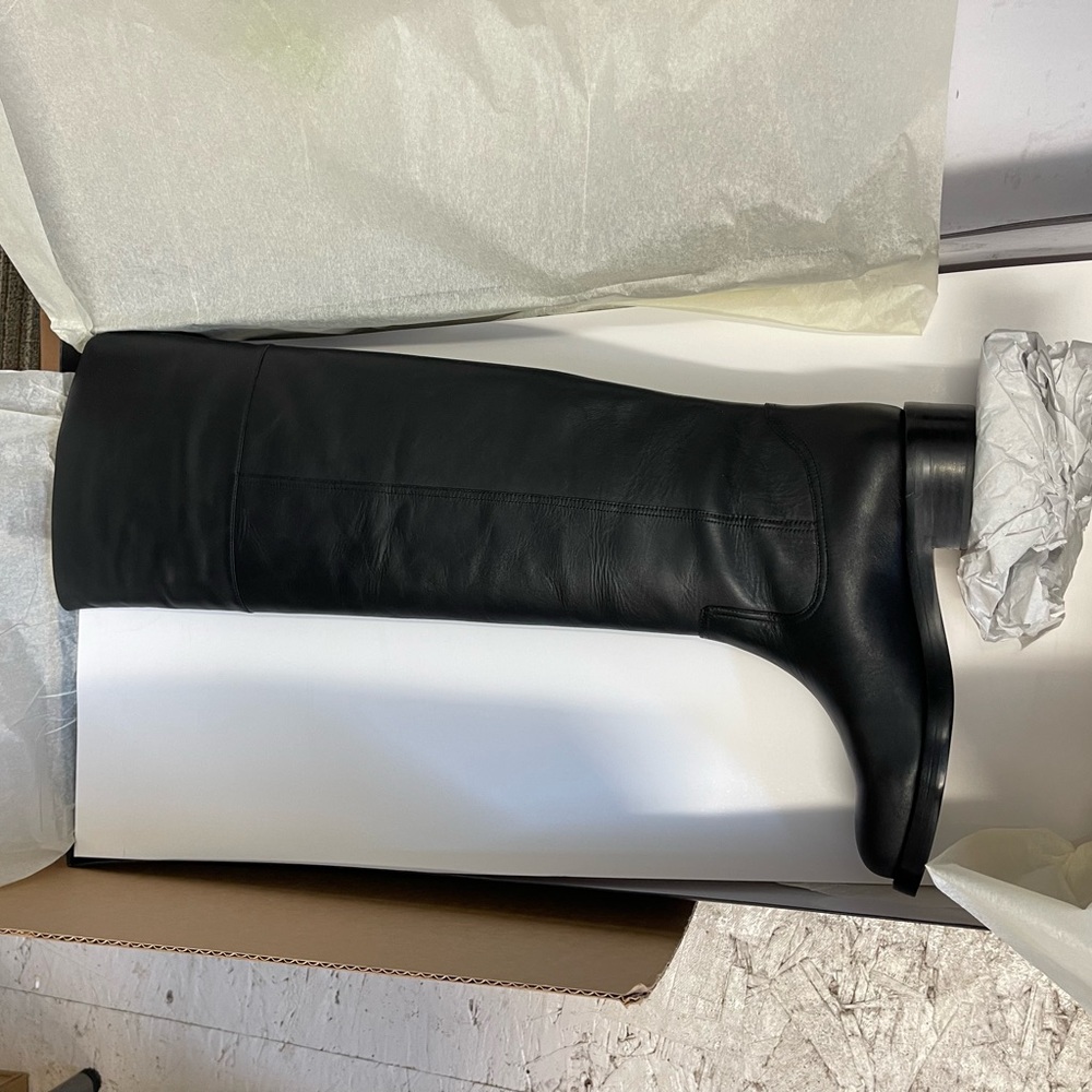Host Pick NWT J.Crew 100% Italian Leather Over the Knee Boots - Picture 2 of 11